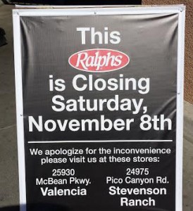Ralphs Closing Santa Clarita Location In November