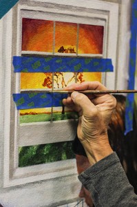 2014 Artist In Residence Program Artist Creates Painting For Ar