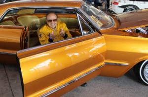 The legendary George Barris, the "king" of customized cars, made a special appearance during Press Days at the 2014 Los Angeles Auto Show. Photo by Michael MacDonald.
