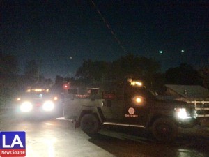 Sheriff's Deputies investigate possible home invasion that ends up being suicide investigation Photo courtesy of @NewsSourceLA