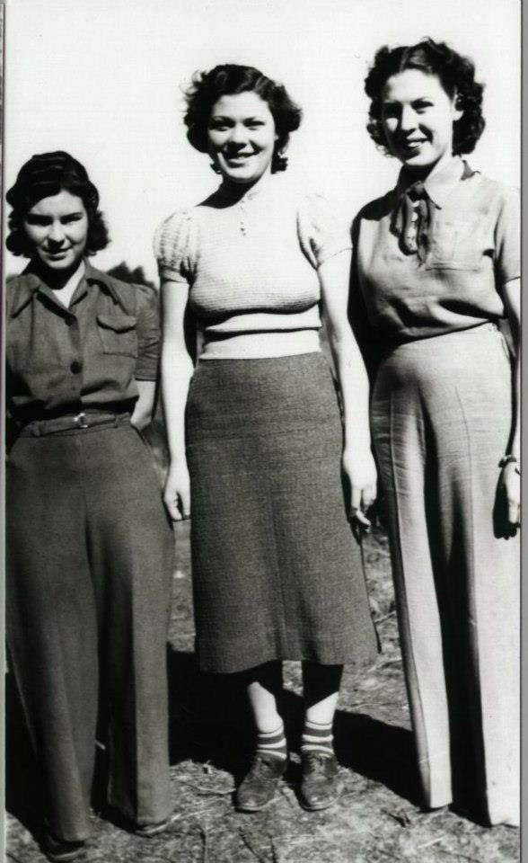 Pictured from left to right: Melba, Francis and Irene Walker.