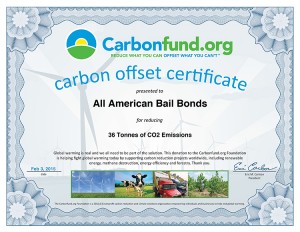 Bail Bonds In Santa Clarita: All American Bail Bonds Goes Green