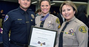 A Los Angeles County Sheriff Deputy was the only officer to receive the Medal of Valor from Vice President Joe Biden and Attorney General Eric H. Holder.