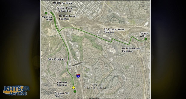 A deep well site for a Santa Clarita Valley Sanitation District