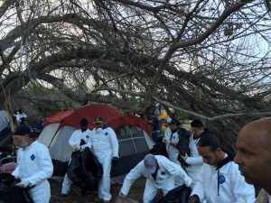 A picture from a previous cleanup effort in Canyon Country