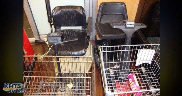 A picture of two scooters allegedly stolen by two Santa Clarita Valley women