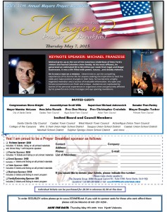Santa Clarita Valley Mayors Prayer Breakfast To Host Ex-Mafia Bo