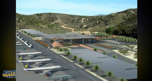 An artist's rendering obtained by KHTS AM-1220 of the airport proposed for the Whittaker-Bermite property in the center of the Santa Clarita Valley. Hometown Station has learned of an multimillion-dollar plan to turn the land, which decades ago was a munitions factory for the nation’s war effort, into a state-of-the-art transportation hub.