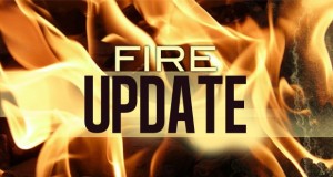 County fire personnel and sheriff’s deputies responded to a brush fire Monday morning that brought down power temporarily in Saugus.
