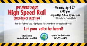 High Speed Rail - Emergency Meeting
