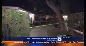 A Saugus man accused of trying to kidnap a young girl from her Newhall home pleaded no contest and was sentenced, a prosecutor said Monday. (Photo from KTLA video)