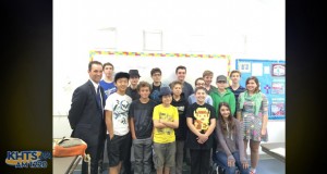 A group of Santa Clarita Valley home-school students were treated to a civics lesson from their congressman Tuesday at the Huckleberry Learning Center at Valencia United Methodist Church.