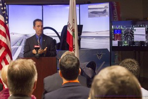 Knight Flies F-35 Lightning II Fighter Simulator In Santa Clarit