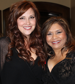Jeanna Crawford, 2007 SCV Woman of the Year and Dora Zavala, nominee for 2015 SCV Woman of the Year. Photo by Michele E. Buttelman.