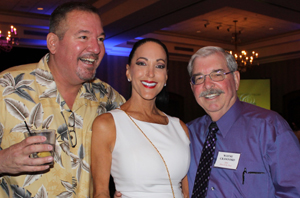 Left to right, Mike Lebecki, Shelly Hann, former nominee for SCV Woman of the Year and Wayne Crawford, 2010 SCV Man of the Year. Photo by Michele E. Buttelman.