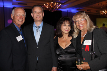 Left to right, Duane Harte, 2003 SCV Man of the Year, Alan Pollack of the SCV Historical Society, Pauline Harte and Diane Erskine-Hellrigel, nominee for 2015 SCV Woman of the Year. Photo by Michele E. Buttelman.