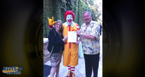 McDonald’s is giving Santa Clarita Child and Family Center $16,610 to purchase therapeutic equipment and toys for the Center’s programs.