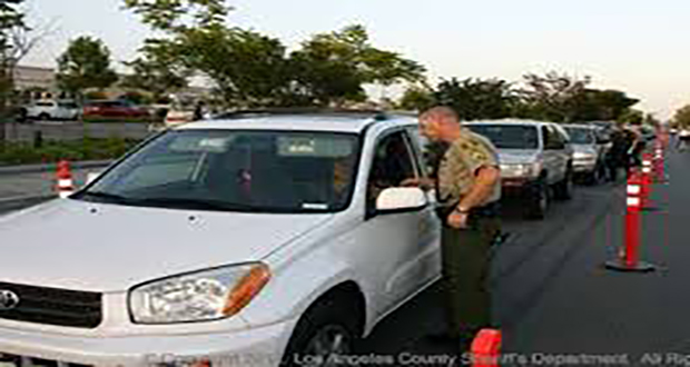 The Los Angeles County Sheriff’s Department’s Santa Clarita Station will be conducting a DUI/Driver’s License Checkpoint on Friday, June 26 2015, at an undisclosed location within the city of Santa Clarita, between the hours of 6 p.m.-2 a.m.