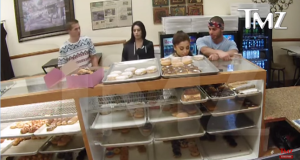Ariana Grande Licks donuts