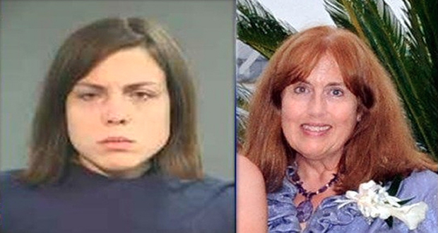 A 27-year-old woman who attended Saugus High School was sentenced Thursday to two consecutive terms of 25 years to life in state prison for the fatal shooting of her mother, a onetime teaching assistant in the Hart School District.