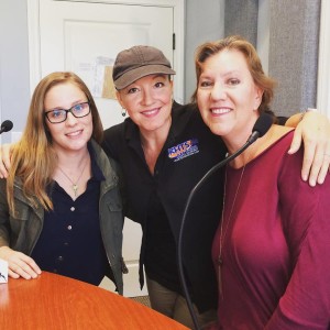 From left to right: Jessica Boyer, DJ T. Katz, Christy O'Donnell.