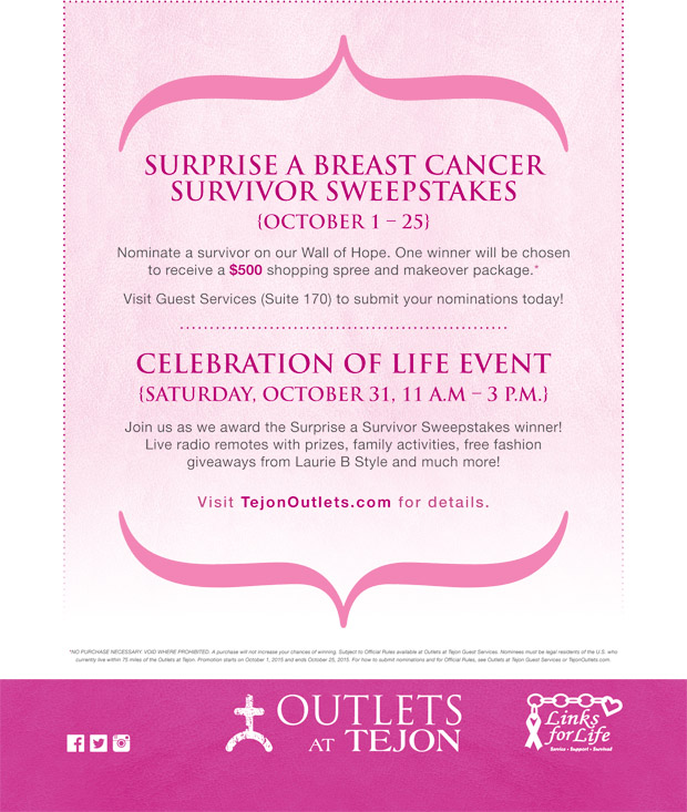 Outlets At Tejon - Breast Cancer Awareness