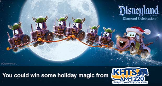 KHTS AM 1220 wants to rev up your holidays with magic at both Disney Parks