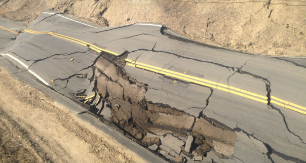 The slow-moving landslide that has destroyed, and continues to destroy, part of the road along Vasquez Canyon Road has left geologists and public works officials unclear of the roads future.