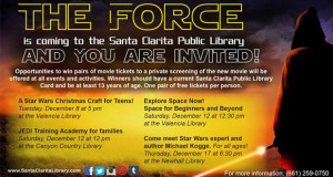 Star Wars At SCV Library - Slider - Top Things to do in Santa Clarita