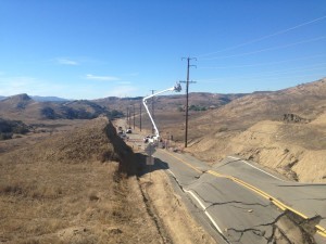 The slow-moving landslide that has destroyed, and continues to destroy, part of the road along Vasquez Canyon Road has left geologists and public works officials unclear of the roads future.