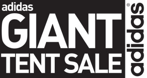 Adidas Giant Tent Sale at Westfield Valencia Town Center