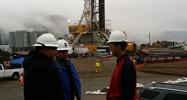 Steve Knight Touring Aliso Canyon Gas Storage Facility