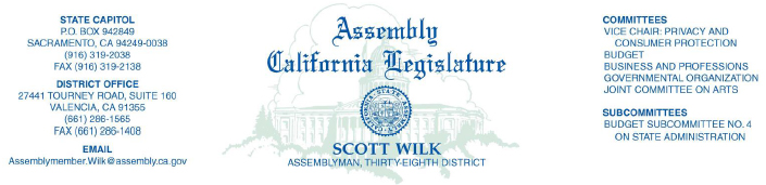 Scott Wilk - 2016 - KHTS Sacramento Road Trip