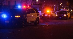A homeowner reportedly fatally shot a man who was pounding on doors and broke a window at a Canyon Country apartment complex Friday night.