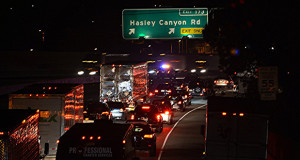 Late Night Crash On 5 Freeway Shuts Down All Lanes, Injures Four