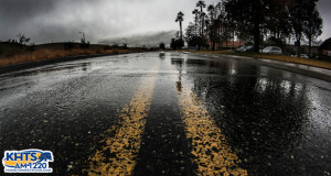 Rain Storm Wet Road Santa Clarita