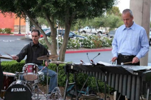 Stephen K. Peeples and Rod Bennett, RainTree Jazz, George’s Bistro, May 21, 2011. Photo: Nadine A. Peeples.