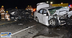 Photo by Rick McClure. Three people were killed in a traffic collision on the 126 Sunday morning.