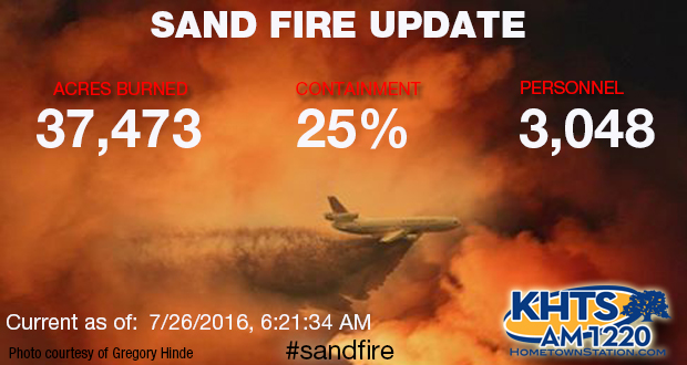 Sand Fire - Sand Fire Update - Santa Clarita Fire - #sandfire