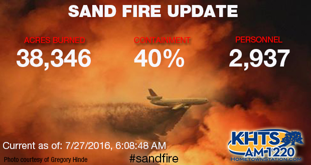 Sand Fire - Sand Fire Update - Santa Clarita Fire - #sandfire