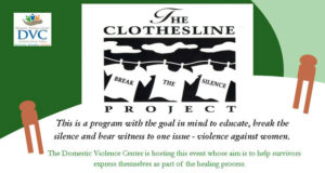 scv domestic violence center - clothesline project