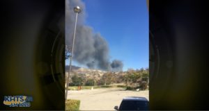 Sierra Highway Brush Fire