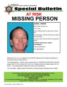 missing person in Santa Clarita