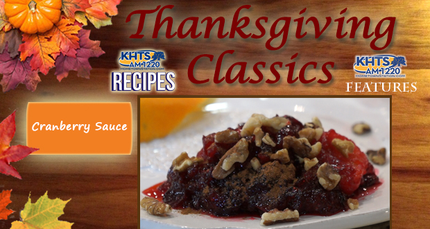 Thanksgiving Classics - Hometown Recipes - Cranberry Sauce