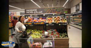 Santa Clarita shoppers began to filter in and out of the new German discount supermarket chain ALDI, which held a soft opening Wednesday for its new Newhall location.