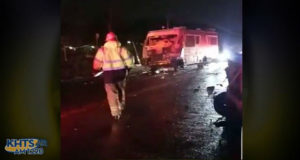CHP officials reported a 3-vehicle fatal collision around 7:30 p.m. Thursday,northbound on Sierra Highway, south of Vasquez Canyon Road, northbound on Sierra Highway, south of Vasquez Canyon Road. photo credit Anthony Garcia Jr | TG Towing