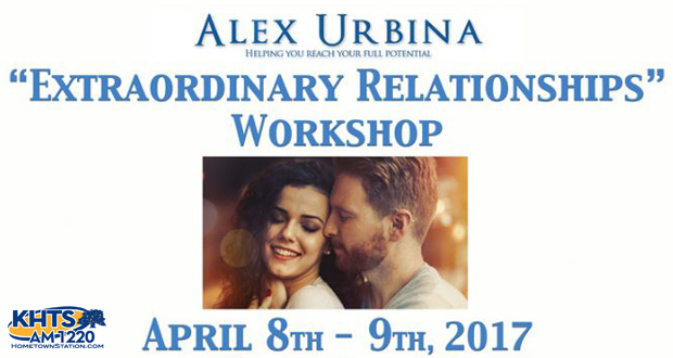 Alex Urbina presents Extraordinary Relationships Workshop at SCVi