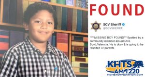 Deputies Find Boy That Was Reported Missing In Saugus