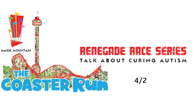 Coaster Run presented by Talk About Curing Autism at Six Flags Magic Mountain