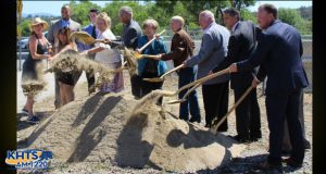 Representatives from elected officials, law enforcement officers and bike enthusiasts alike were on hand to officially break ground on the Valencia bridge widening project Tuesday.
